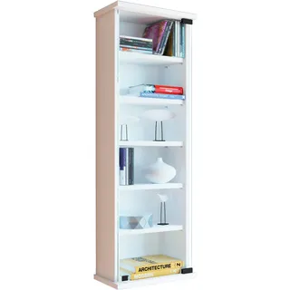 VCM Loposa Wandregal 31 x 91,5 x 18 cm Weiß