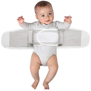 Baby Swaddle Pucksack Schlafsack Verstellbar Elastisch Baumwolle Klettverschluss Wickeldecke Pucktuch Winter Dicker Warme Pucktuch ab 1 Jahre