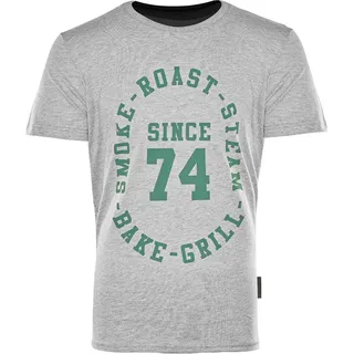 Big Green Egg T-Shirt - Since 74 - Grau/Grün XXL