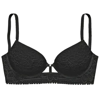 LASCANA Push-up-BH mit Bügel Spitze schwarz 80A