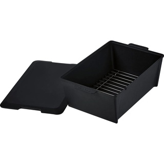Enders® Feuertopf Switch Grid Dutch Oven, Rib Roaster, Gusseisen, Fassungsvermögen: 5,5 Liter, BxLxH: 34,5x22,5x13 cm schwarz