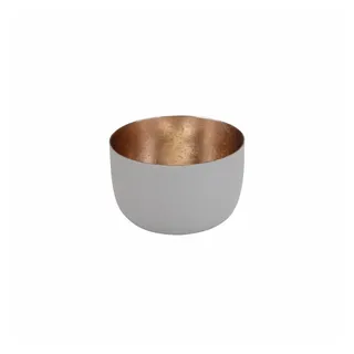 Giftcompany Gift Company Madras Windlicht, S Sandstone/Gold H5Cm, D8Cm