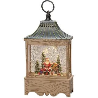 Konstsmide LED Wasserlaterne "Santa + Baum",