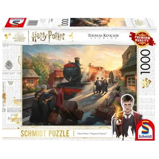 Schmidt Spiele - Erwachsenenpuzzle - Thomas Kinkade Studios: Harry Potter Hogwarts Express, 1.000 Teile Puzzle