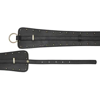 LASCANA Taillengürtel Lederimitat schwarz 85
