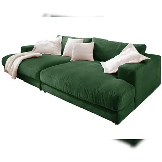 KAWOLA Big Sofa Madeline Cord smaragd