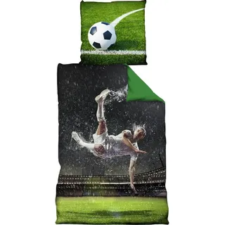 Vertriebsarena Rückzieher Fußball 65 gsm uni 135 x 200 cm + 80 x 80 cm
