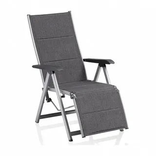 Kettler Relaxsessel Basic Plus padded 61 x 65 x 109 cm silber/anthrazit