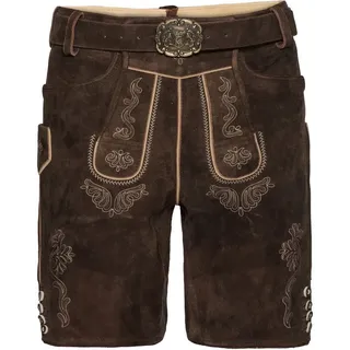 Almsach Trachtenhose Kurze Trachtenlederhose Sahib II braun 56