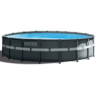 Intex Frame Swimming Pool Set "Ultra Rondo XTR",anthrazit,Ø 549 x 132 cm