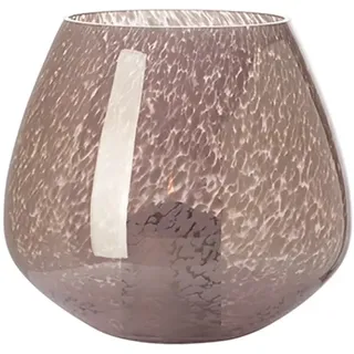 Tischvase FINK "Nicola", braun, H:25,00cm Ø:28,50cm, Glas, Vasen, mundgeblasen