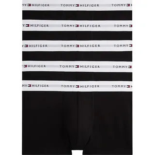 Tommy Hilfiger 5P TRUNK Boxershorts Schwarz / Rot / Weiß S 5er Pack
