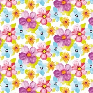 Mank Tischdeckenrolle 80 x 80 cm Floral Bunt