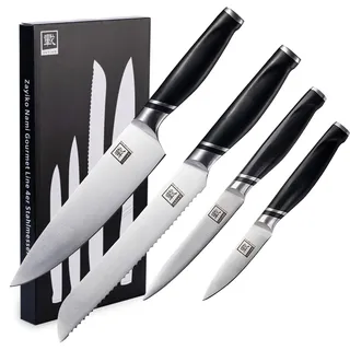 Zayiko NAMI Messerset 4-tlg. 8,5–20 cm Edelstahl rostfrei