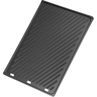 onlyfire 44x29,5cm Gusseisen Grillplatte, Beidseitig Verwendbar, Wendegrillplatte für Spirit I & II 300 Serie Gasgrills, Guss-Plancha, BBQ Gussplatte für Gasgrill, Ersatz für Weber 7638