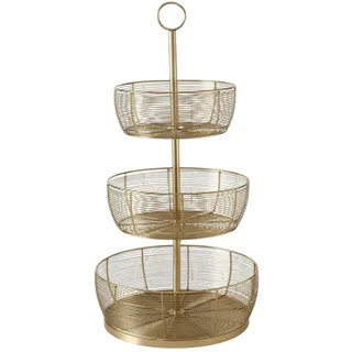 Boltze Etagere Enrico, 70 cm, Ø 36 cm, Gold
