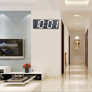 Große weiße Digital Wanduhr, elektronische Uhr des Spiegel LED für Hauptöffentlichen Raum 100 240V(EU)