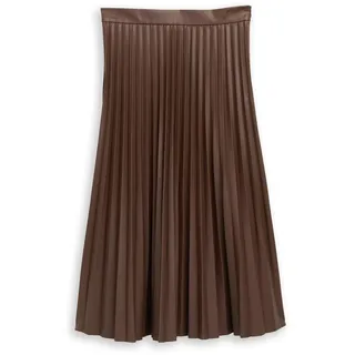 Tom Tailor Faltenrock Damen Braun 40
