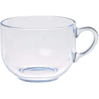 Excelsa Essential Set mit 3 großen Jumbo-Tassen aus Glas, durchsichtig, 3 Stück (1er Pack), 3