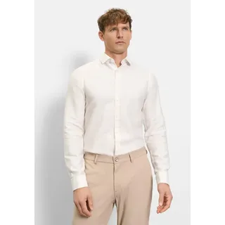 Olymp Businesshemd OLYMP Level Five garment washed, Body Fit, Kent beige 40