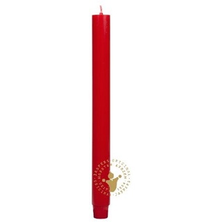 Jaspers Kerzen Durchgefärbte Stabkerzen antik-rot 290 x 26 mm, 20 Stück
