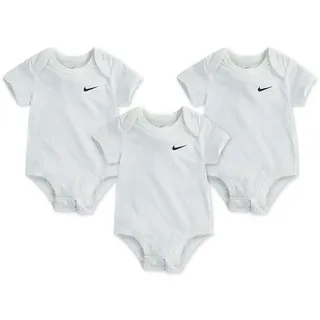 Nike NKB 3PK Swoosh Bodysuit, 001 - Weiß, 9 Monate