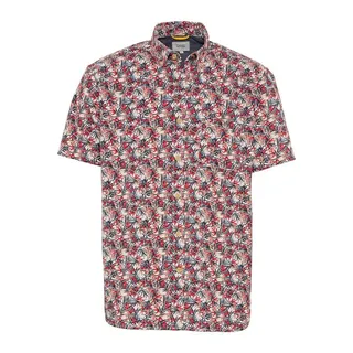 camel active Businesshemd Camel Active Herren Kurzarmhemd Minimal Print beige M