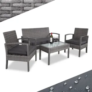CASARIA Balkonset 7-tlg. Grau