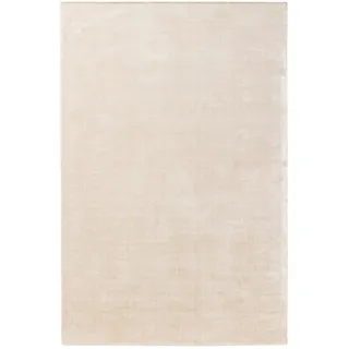 benuta Pure Viskoseteppich, Creme, Textil, Beton Optik, Rechteckig, 120x170 cm, für Fußbodenheizung geeignet, Teppiche & Böden, Teppiche