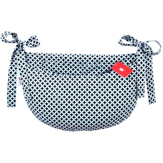 BABYLUX Babybetttasche Organizer BETTTASCHE Spielzeugtasche Tasche Babybett (107. Marokko Schwarz)