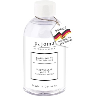 pajoma® Raumduft Nachfüllflasche 250 ml | Nachfüller für Lufterfrischer | intensiver und hochwertiger Duft in Premium Qualität (Madagaskar Vanille)