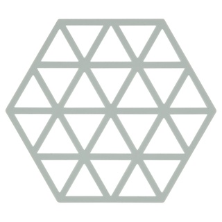 Zone Denmark Triangles Topfuntersetzer/Untersetzer für Töpfe, Silikon, 16 x 14 cm, hellblau (Nordic Sky)