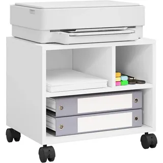 Woltu Aktenschrank 40 x 35 x 30 cm weiß