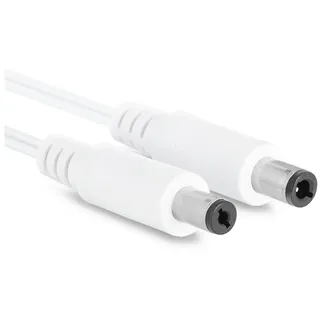 Wicked Chili 3m Ersatz Kabel Verlängerung für Philips HUE Lightstrip Plus V3 / V4 Verlängerungskabel, Hohlstecker , Hohlsteckerbuchse  (300 cm), 3,0m DC-Ersatzkabel für Philips HUE Lightstrip Plus weiß