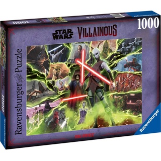 Ravensburger Puzzle 1000 Teile Puzzle Star Wars Villainous Asajj Ventress 17341, 1000 Puzzleteile