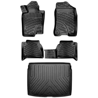 fussmattenprofi.com Auto-Fußmatten 3D Auto Gummimatten & Kofferraumwanne für Renault Clio 5 2019-2026