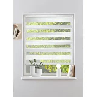 OTTO home Doppelrollo TIMELI 40 x 150 cm / Fenstergröße (Velux) weiß