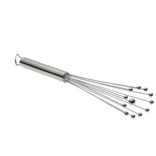 TOSSPER 1pc Edelstahl Kugel Whisk, Mischen Eggbeater Edelstahl Ball, Küchenzubehör Für Kochen Blending Wischt Backen Rühren