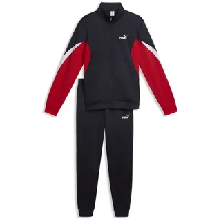 Puma Essentials Block Trainingsanzug Blau XS