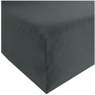 Erwin Müller Spannbettlaken Jersey 120 x 200 - 130 x 200 cm grau