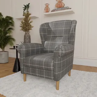 Home Affaire Ohrensessel OSTIANO Polyester 80 x 98 x 82 cm grau