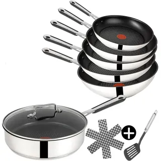 Tefal Jamie Oliver Pfannen-Set 9-tlg. 20 cm + 24 cm + 25 cm + 28 cm