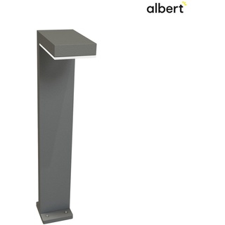 Albert LED Pollerleuchte Typ Nr. 2087, IP65 IK10, Höhe 90cm, 16W 3000K 1600lm, Aluminium / Kunststoff opal, Edelstahl / Anthrazit ALB-622087