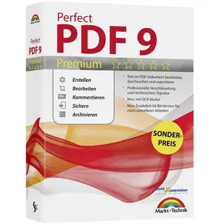 Markt + Technik Markt & Technik Perfect PDF 9 Premium Vollversion, 1 Lizenz Windows