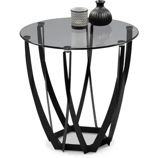 m2 kollektion gmbh Beistelltisch Maya Glas Grau