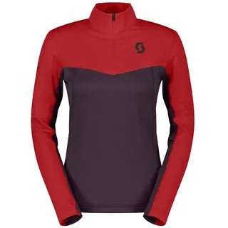Scott Defined Light Pullover Power Red/Rich Purple M