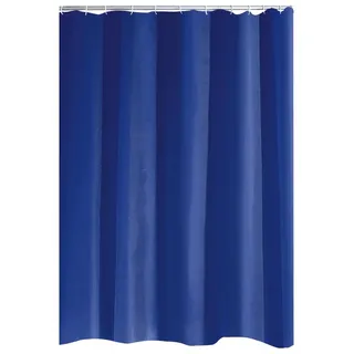 RIDDER Duschvorhang 120 x 200 cm blau