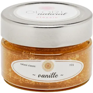 Duftöl Vanille im Glas - Raumduft mit ätherischen Ölen - langanhaltend - weich, sinnlich, pudrig, süß - 100% Natürlich & Reine Raumdüfte im Duftglas mit Vanilleduft - Ohne künstliche Duftstoffe (112g)