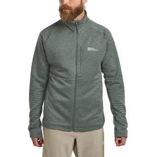 Jack Wolfskin Taiga Full Zip Fleecejacke Slate Green M
