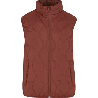 URBAN CLASSICS Super Light Bubble Weste Dark Rust XL